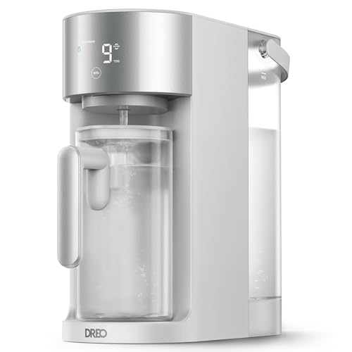 DREO Reverse Osmosis Water Filter Countertop, RO Filtration System, 3:1 Pure to Drain, TDS & Filter Life & Autofill Pitcher, Installation-Free, Self-Cleaning Water Purifier, RO Water Filter
