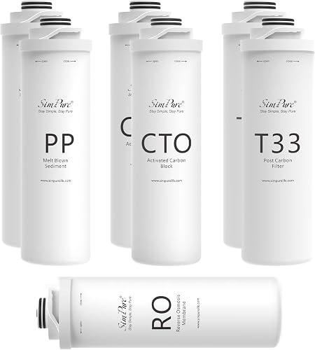 SimPure T1 Series 1-Year Replacement Filter Cartridge Pack Set for Mod — Key features at a glance