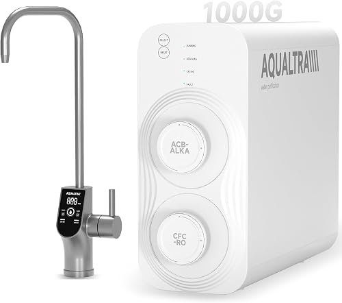 AQUALTRA USF-AR-1000 Reverse Osmosis System, 10 Stage Alkaline Tankles — Real-world performance testing in action