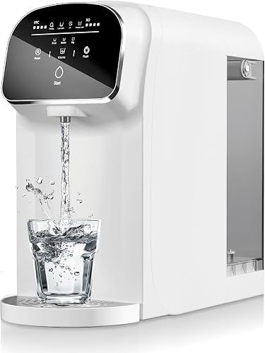 Aigerri UV Countertop Reverse Osmosis Water Filter, NSF/ANSI 372 Certified, 5-Stage RO Filtration Sy