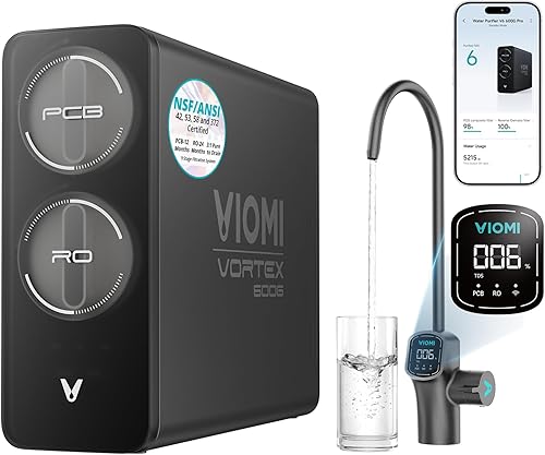 VIOMI V6 Pro Reverse Osmosis System, 600 GPD Tankless RO Water Filter — Side-by-side comparison of top picks in this category