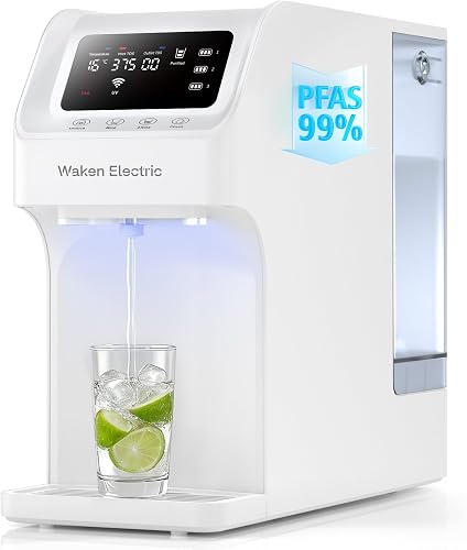 Waken Electric C11S Reverse Osmosis Water Filtration System Countertop — Our hands-on testing setup for reverse osmosis water filt