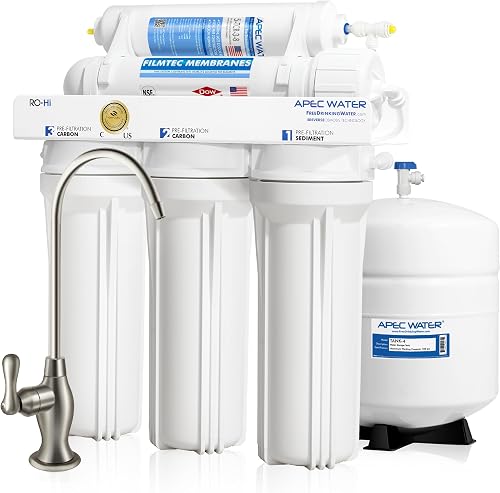 APEC Water RO-Hi 5-Stage Under Sink Reverse Osmosis Water Filter Syste — Real-world performance testing in action
