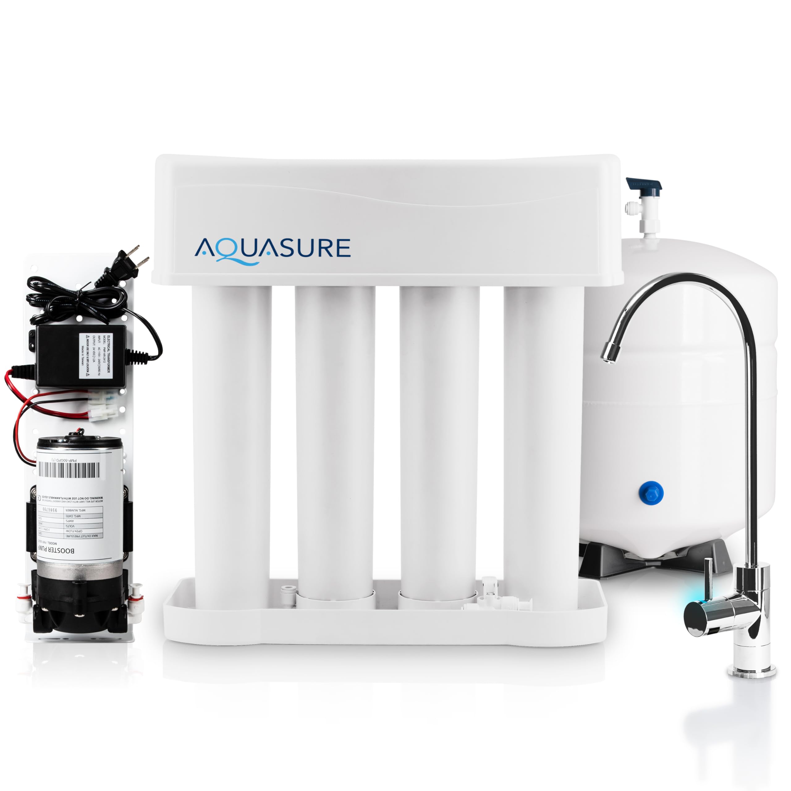 Aquasure 4-Stage Reverse Osmosis Water Purification System with Booste — Real-world performance testing in action