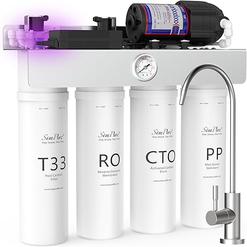 SimPure T1-400UV Tankless Reverse Osmosis System with UV, NSF/ANSI 58 — Build quality and design details up close
