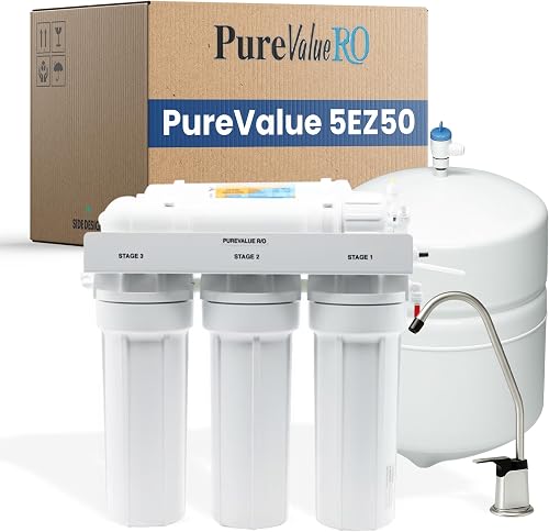 PureValue 5EZ50 Reverse Osmosis System - 5-Stage RO Water Filtration S — Real-world performance testing in action