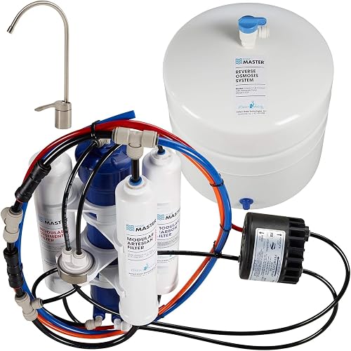 Home Master TMAFC-ERP Artesian Full Contact Reverse Osmosis System, 7- — Our hands-on testing setup for home master vs aquatru cou