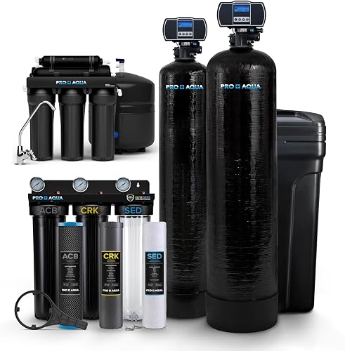 PRO+AQUA Elite 5-Stage Whole House Water Softener and Filter Bundle Sy — Key features at a glance