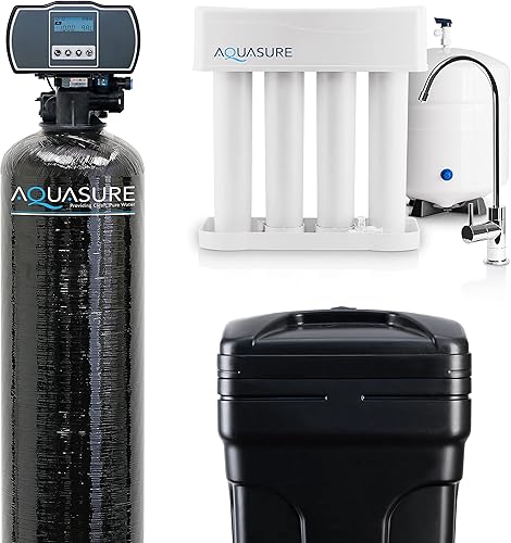 Aquasure 32,000 Grains Whole House Water Filter Bundle with Automatic — Build quality and design details up close