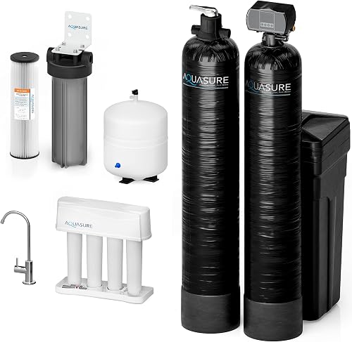 Aquasure Signature Series 32,000 Grains Complete Whole House Water Tre — Our hands-on testing setup for what is reverse osmosis wa