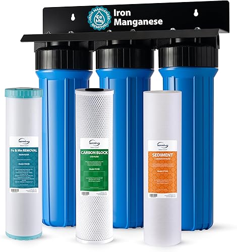 iSpring Whole House Water Filter System, Reduces Iron, Manganese, Chlo — Our recommended configuration for best results