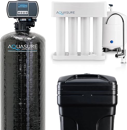 Aquasure 64,000 Grains Whole House Water Filter Bundle with Automatic — Side-by-side comparison of top picks in this category