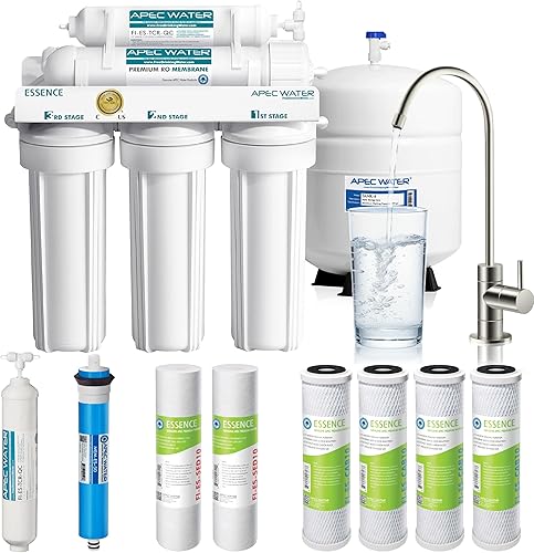 APEC Water ROES-50X 5-Stage Under Sink Reverse Osmosis Water Filter Sy — Build quality and design details up close